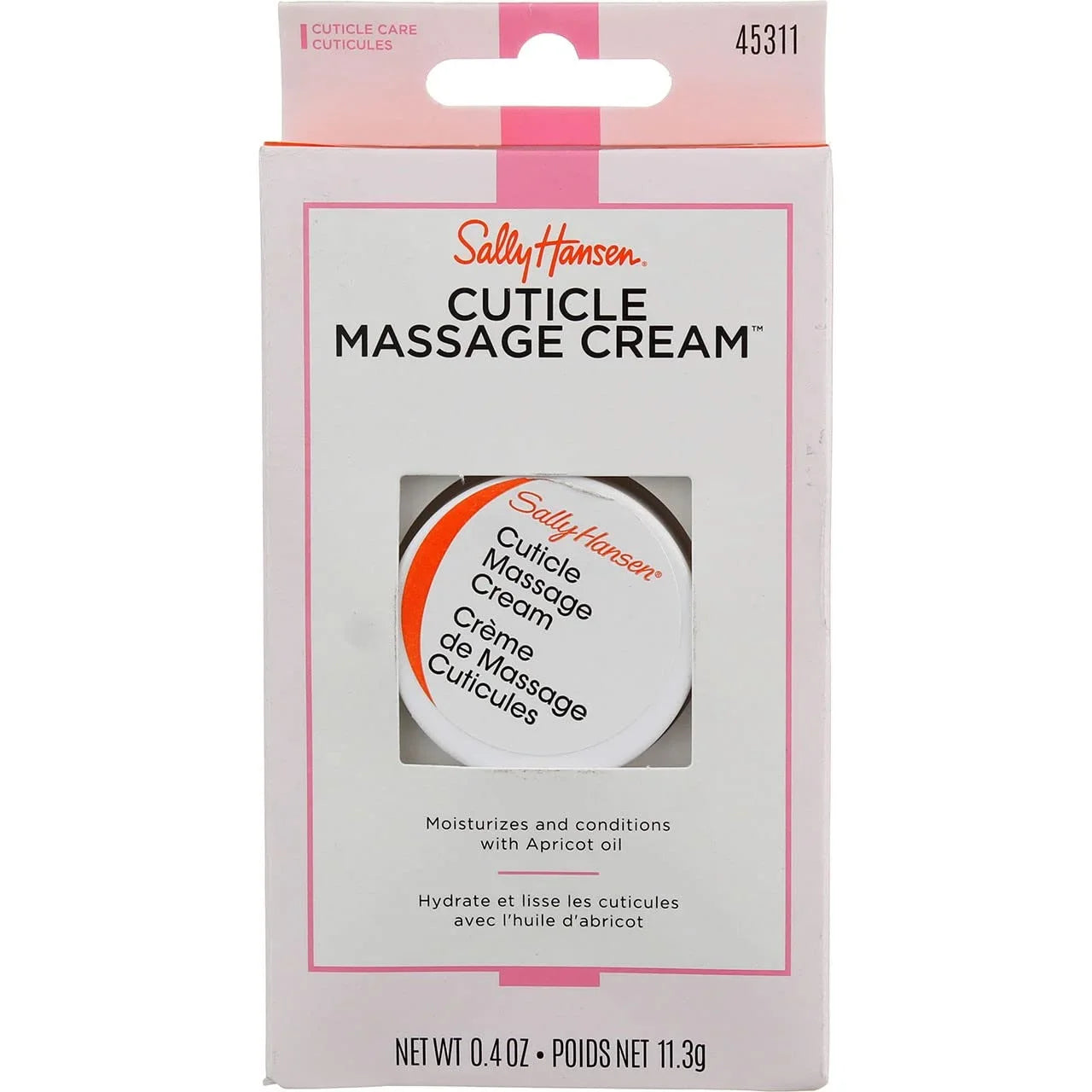 Sizeally Hansen Cuticle Massage Cream for Nail, 0.4 Oz, 6 Pack