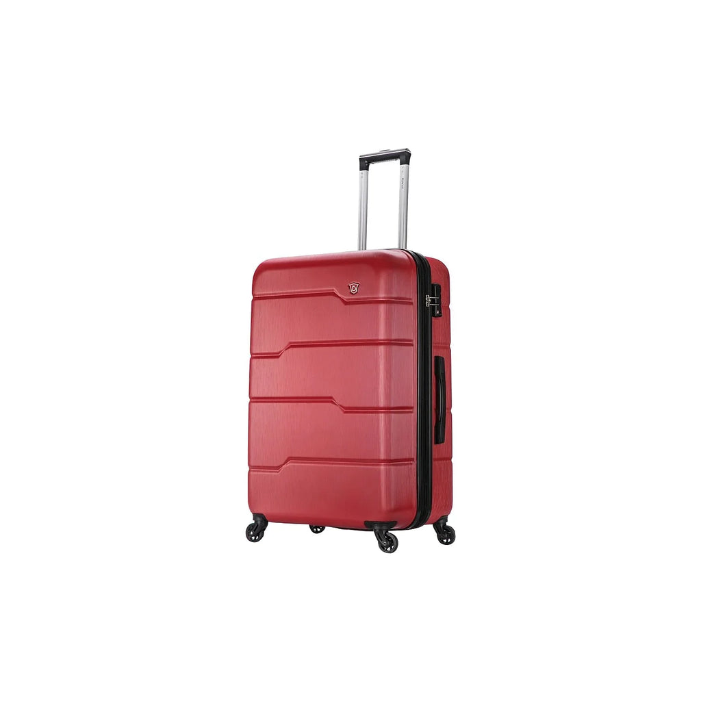 DUKAP RODEZ Plastic 4-Wheel Sizepinner Luggage Red (DKROD00L-RED)