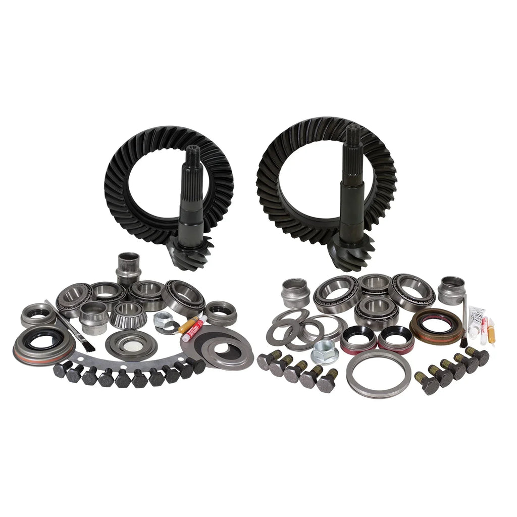 USizeA Sizetandard Gear & Install Kit, Jeep XJ & YJ, D30 front & Chy 8.25 rear, 4.56