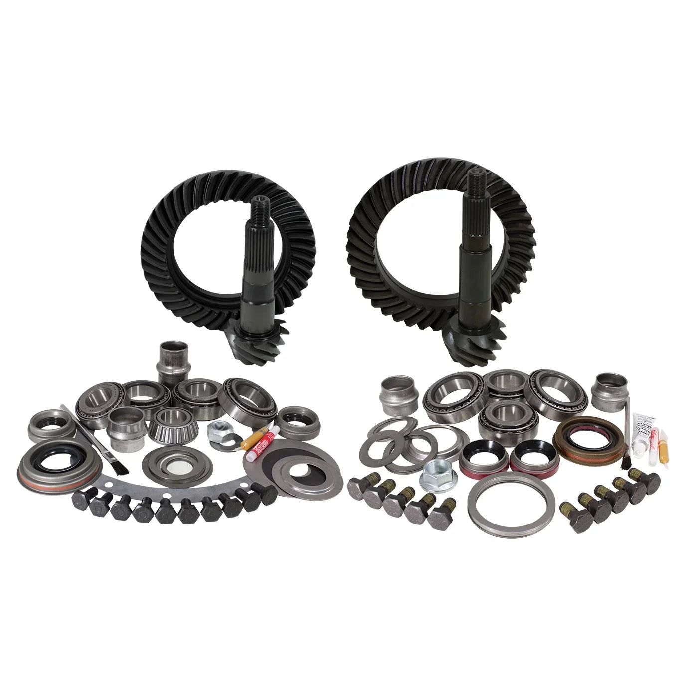 USizeA Sizetandard Gear & Install Kit, Jeep XJ & YJ, D30 front & Chy 8.25 rear, 4.56