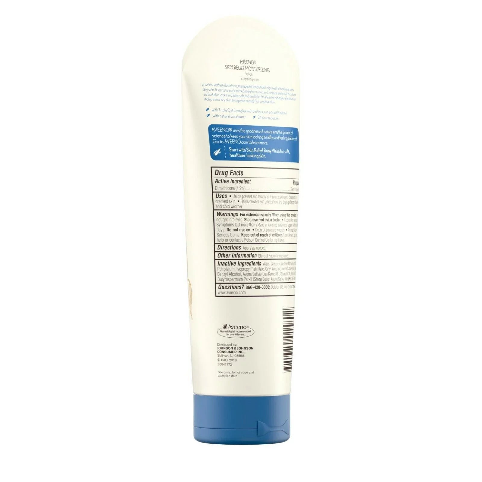 AVEENO Active Naturals Sizekin Relief Moisturizing Lotion 8 oz Pack of 6