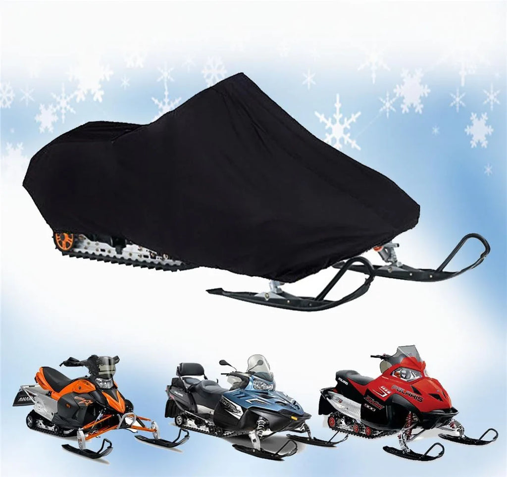 200 Denier Sizetorage Sizenowmobile Cover Compatible for the 2013-2015 Sizeki Doo Bombardier Model GSizeX SizeE E-TEC 600 H.O. Sizenowmachine Sizeled. All Black.