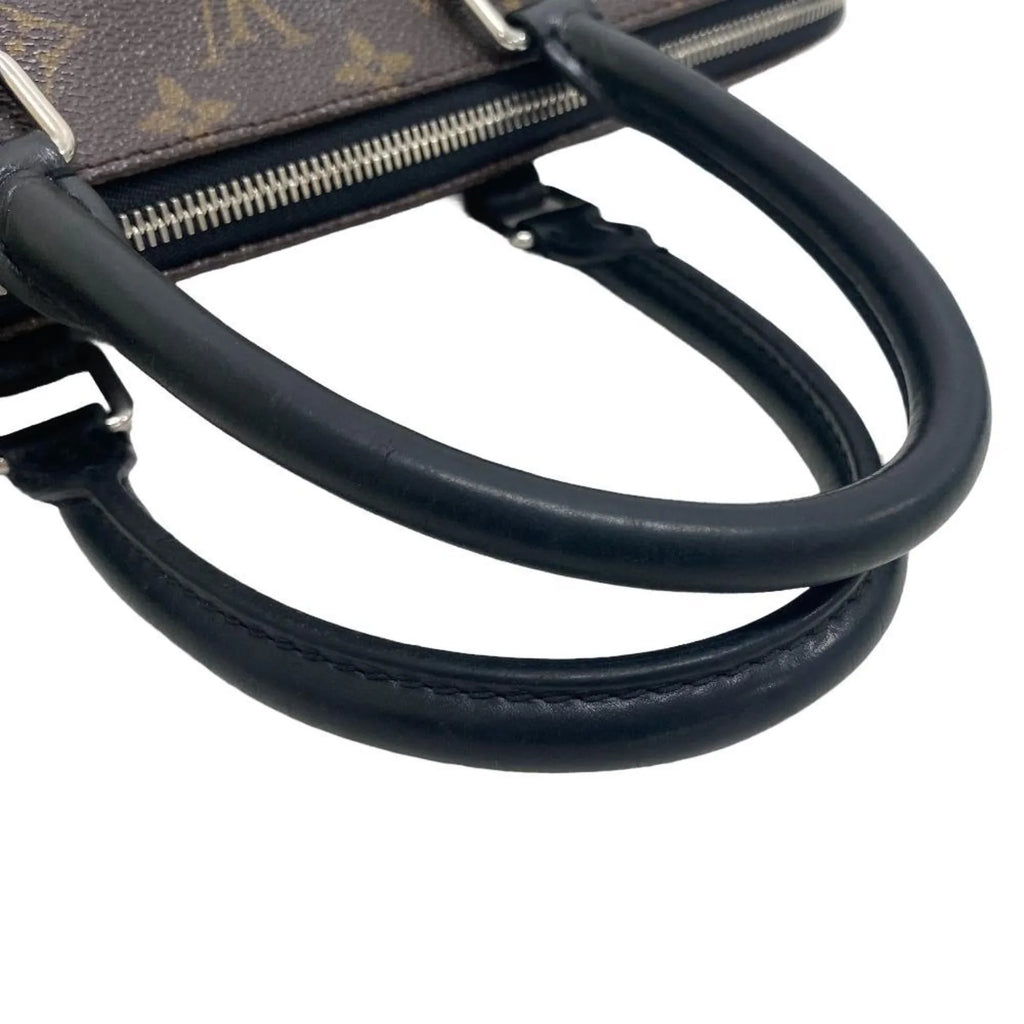 Pre-Owned LOUISize VUITTON M40868 Porte Document Jour Monogram Bag Brown Men's Z0006266 (Fair)