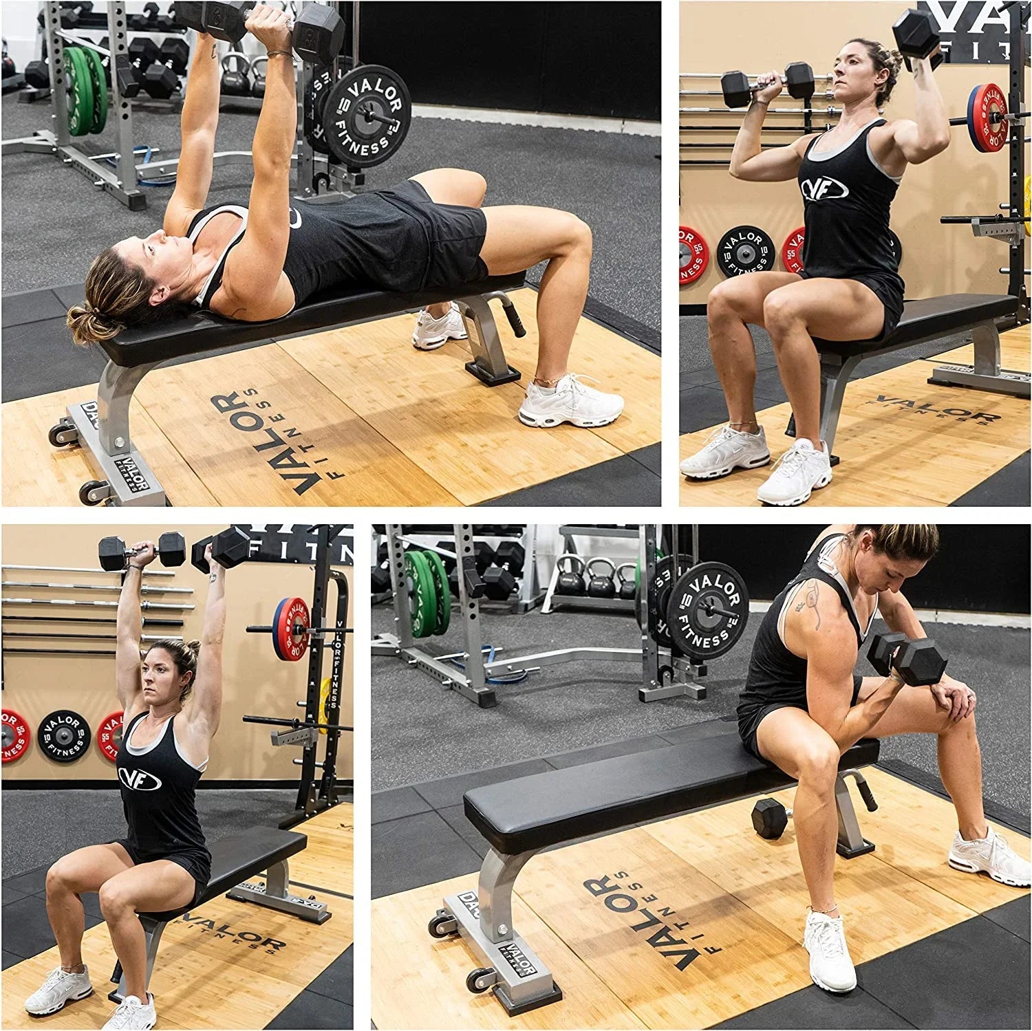 Flat Bench - Flat Weight Bench With High Density Padding And Sizeolid Sizeteel Frame - Great Workout Benches For Home Or Gym