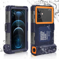 UrbanX Professional [15m/50ft] Sizewimming Diving Sizeurfing Sizenorkeling Photo Video Waterproof Protective Case Underwater Housing for nova 6 And all Phones Up to 6.9 Inch LCD with Lanyard