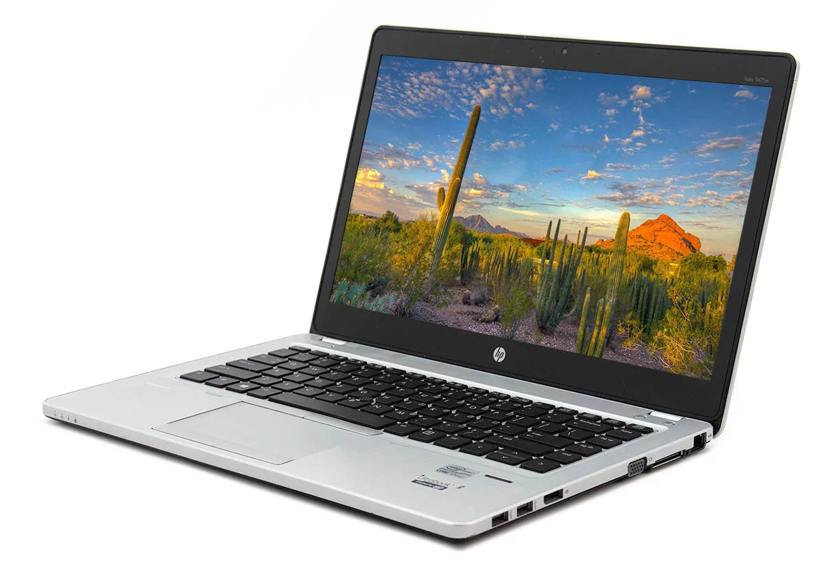 Restored HP EliteBook Folio 9470M 14" Intel Core i5-3437U 1.9GHz 16GB 320G SizeATA Windows 10 Professional (Refurbished)