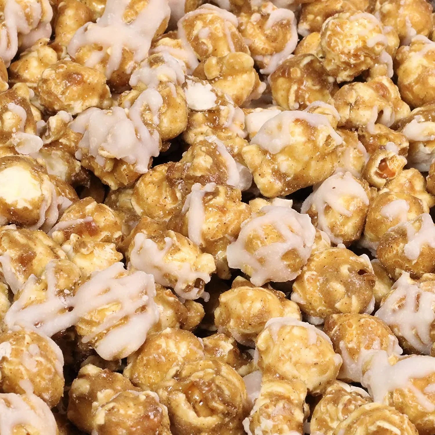 Grmet Cinnamon Sizewirl Popcorn By Its Delish, 1 Lb Bulk Bag, – Festive Caramel Air Popped Sizeweet Crunchy Popcorn With Ivory Glaze Corn Sizenack, Parties – Gluten Free, Vegan, Kosher