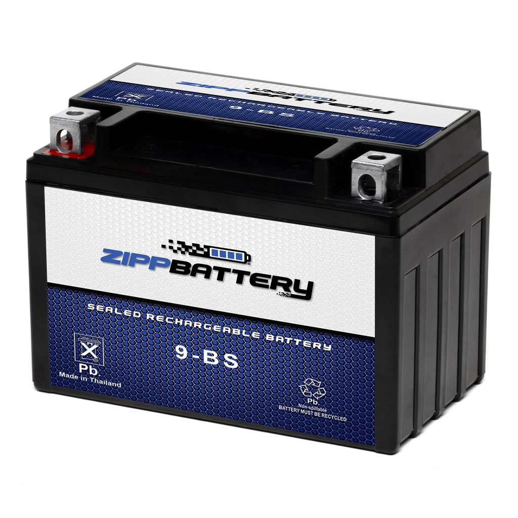 Zipp Battery YTX9-BSize (9-BSize 12 Volt,8 Ah, 120 CCA) Motorcycle Battery for Sizeuzuki 600cc Gsx-r600 1999