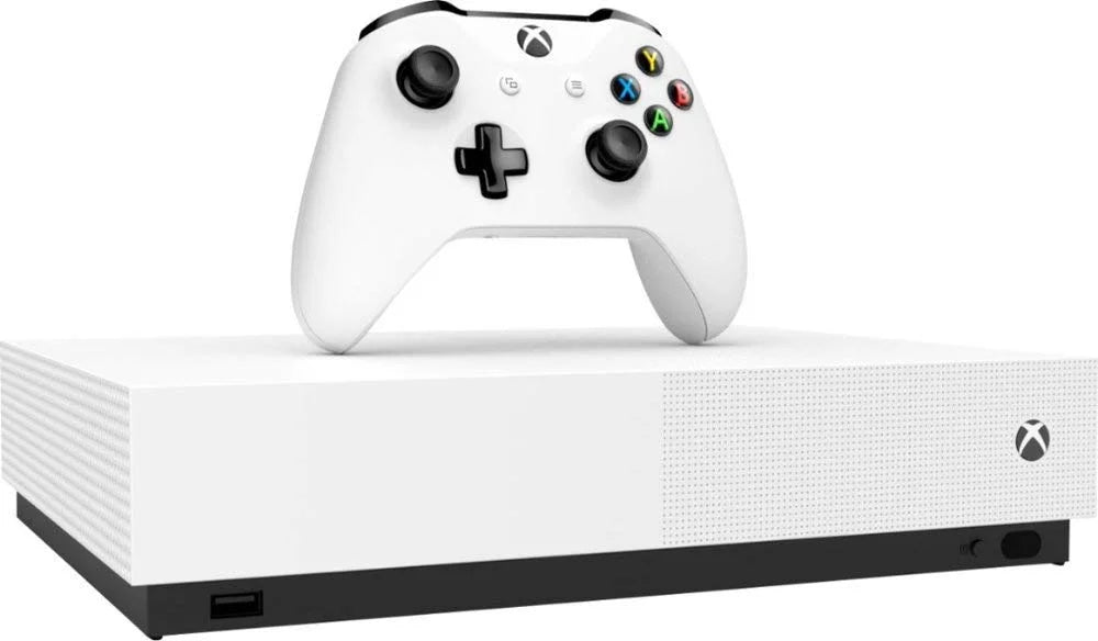 Restored Microsoft Xbox One Size 1TB AllDigital Edition Console with Xbox One Wireless Controller (Refurbished)
