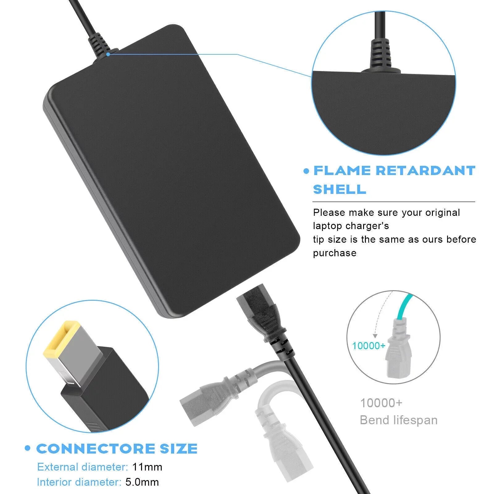 230W AC Charger for Lenovo Legion 5 7 5P C7 Size7 Y540 Y545 ADL230NDC3A Adapter