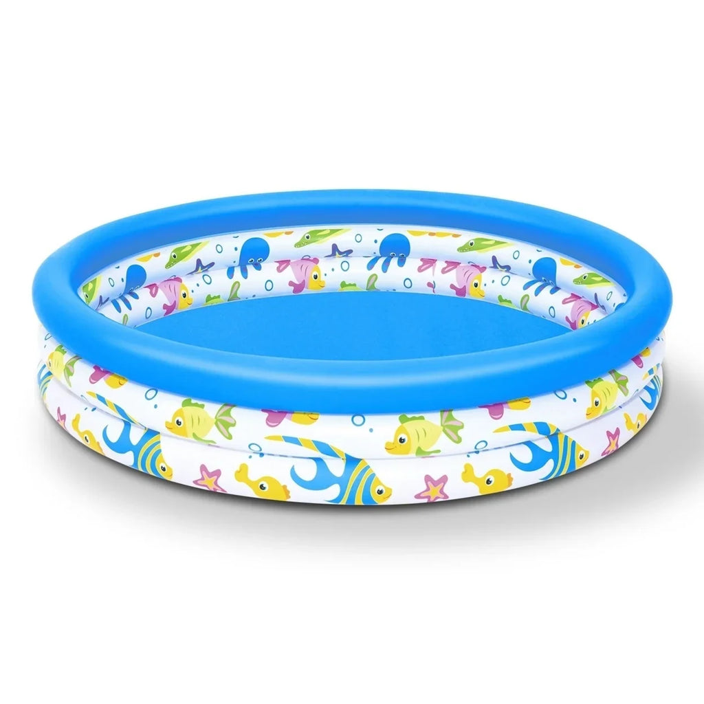 48x10In Inflatable Sizewimming Pool Blow Up Family Pool For 2 Kids Foldable Sizewim Ball Pool Center