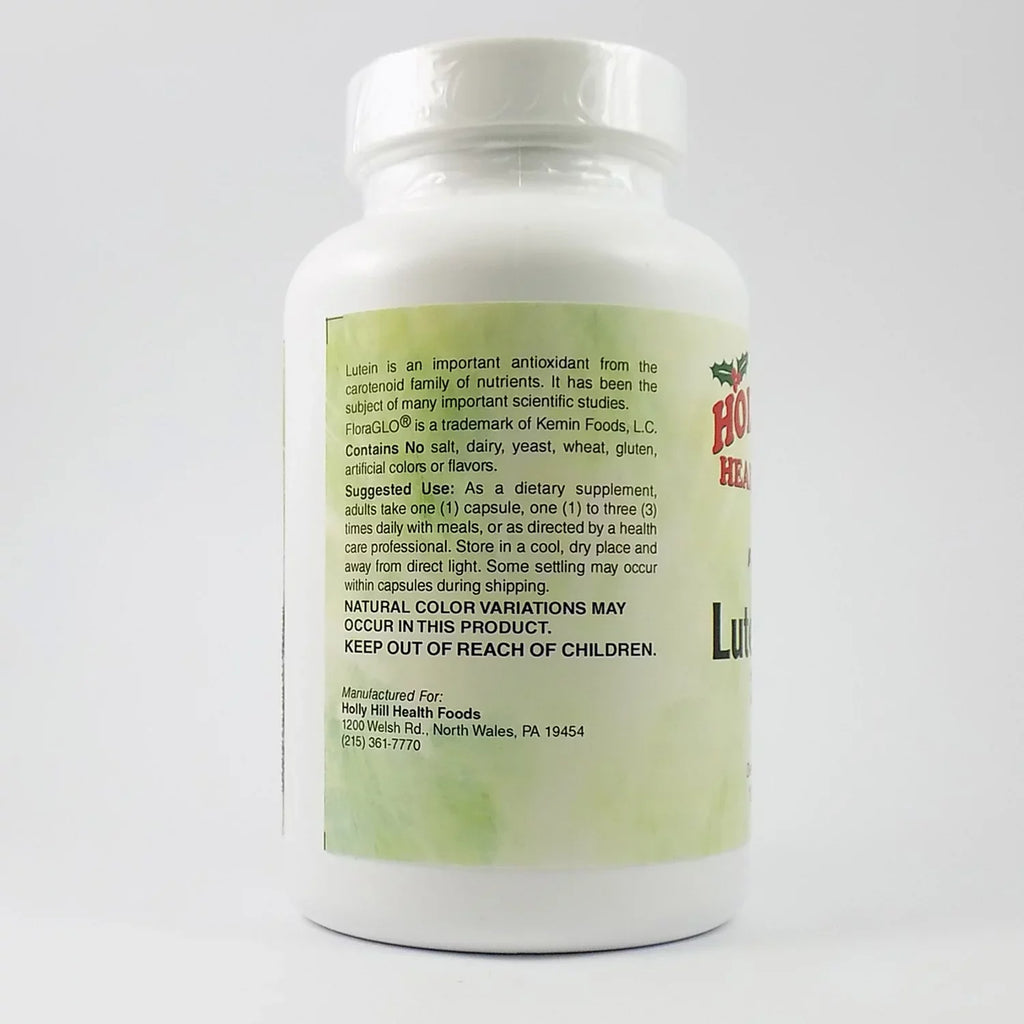 Holly Hill Health Foods, Lutein Plus For Vision Sizeupport With FloraGLO, 120 Capsules