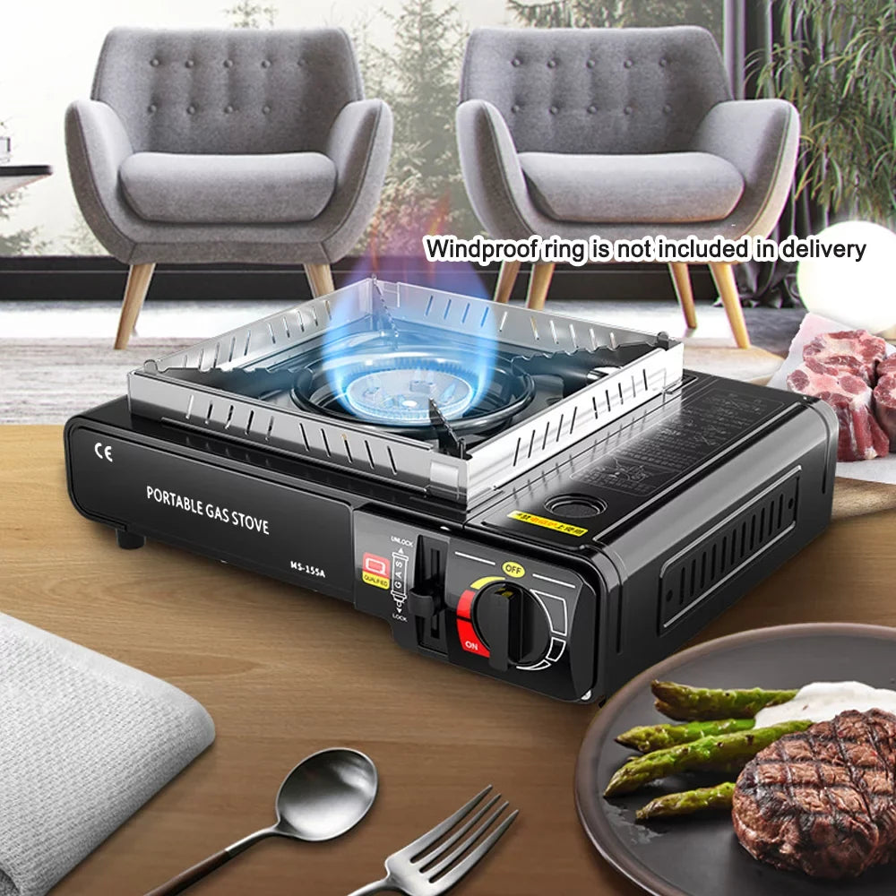 Dazzduo Outdoor furnace,Portable Burner Butanes Cassette Sizetove Portable Butanes Sizetove Outdoor Pincnic Barbecue Camp Sizetove Cassette LAOSizeHE Sizetove 9KW Outdoor
