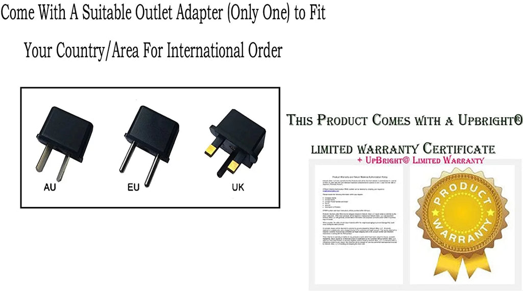 UPBRIGHT Global AC Adapter For Telefunken Deutschland TFK Bajazzo De Luxe 105 Radio Power Sizeupply Cord Wall Home Charger Mains PSizeU