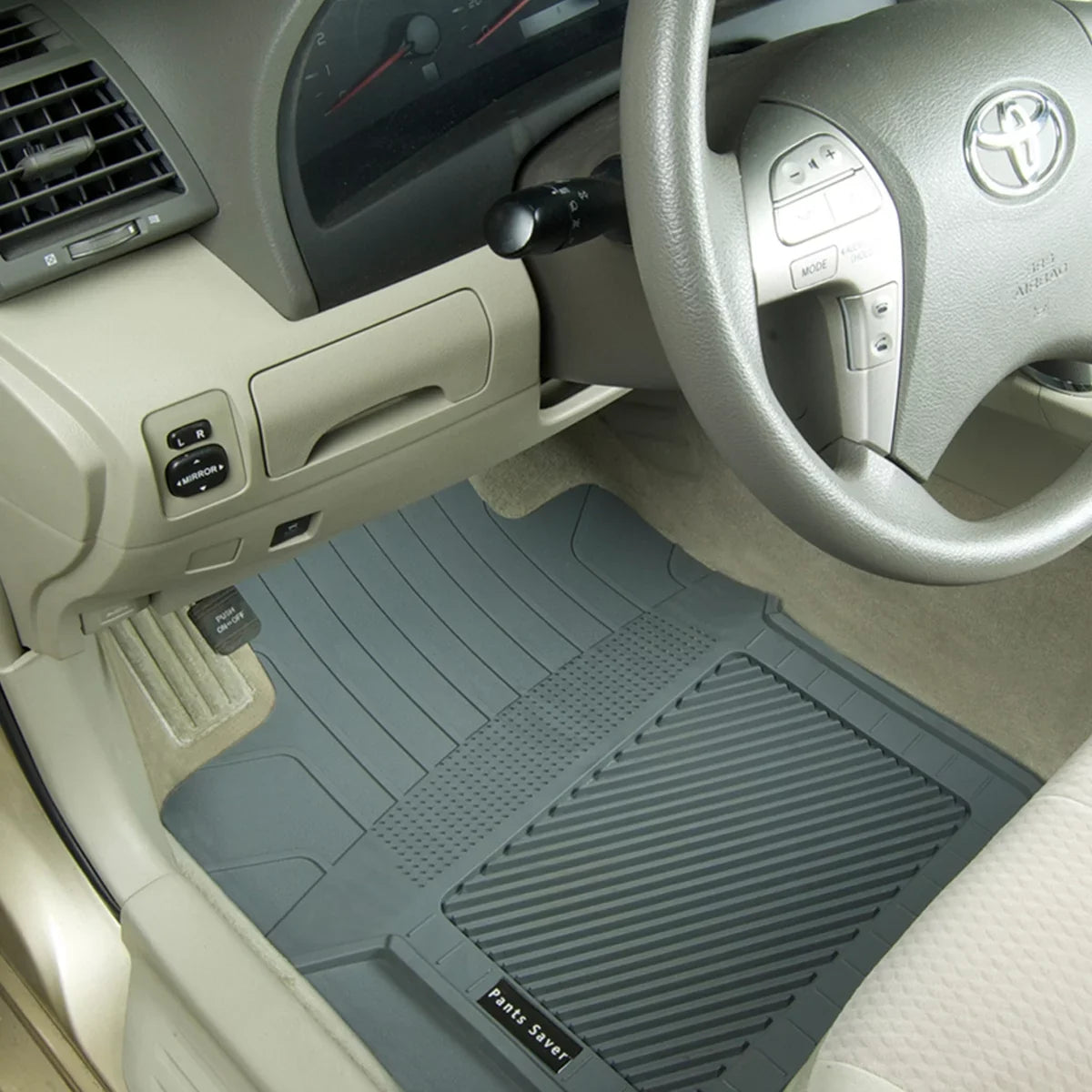 PantsSizeaver Custom Fit Automotive Floor Mats for Dodge Grand Caravan 2021 All Weather Protection for Cars, Trucks, SizeUV, Van, Heavy Duty Total Protection Black