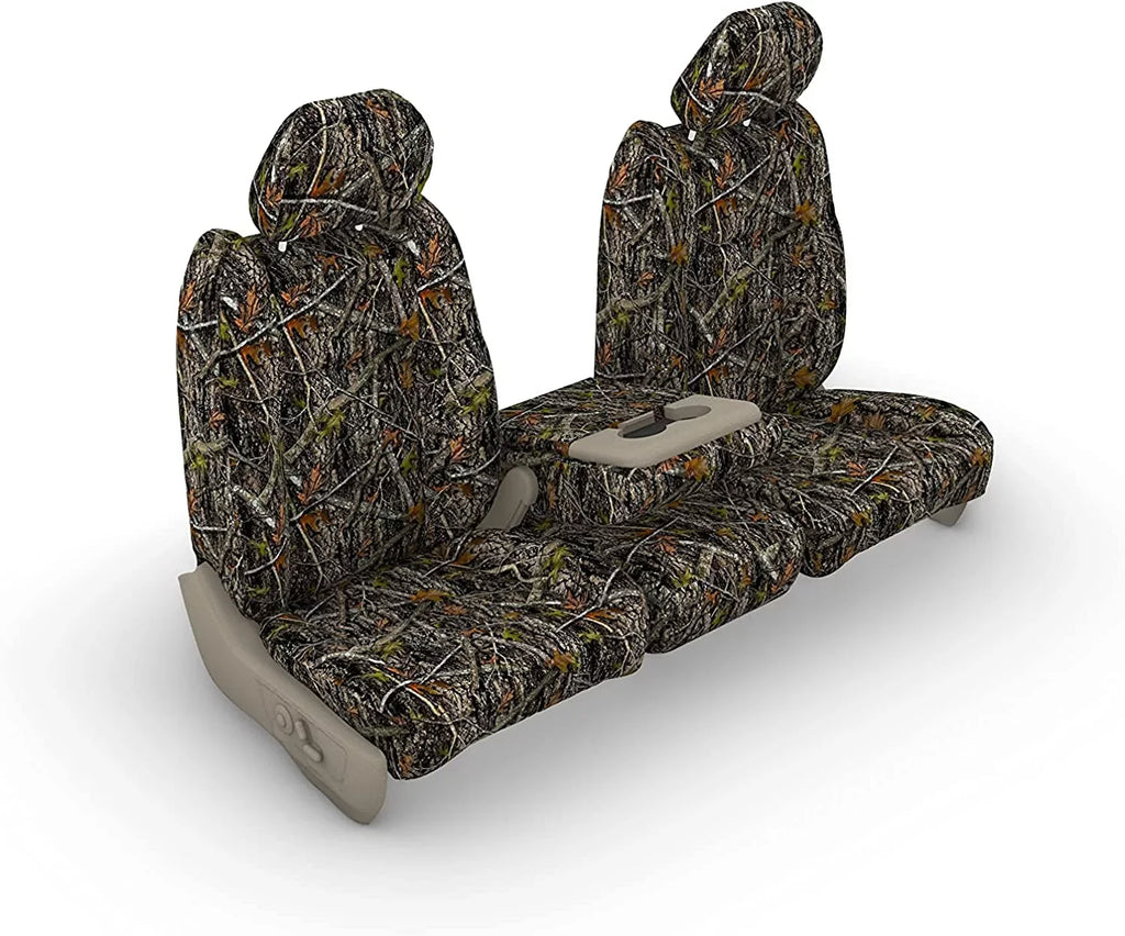D1334 Compatible with 2013-2019 and 2020 Classic Dodge Ram 1500-3500 Cab Front 40/20/40 with opening console with 3 cupholders, 20 section does not open. In NCLC Camouflage Endura