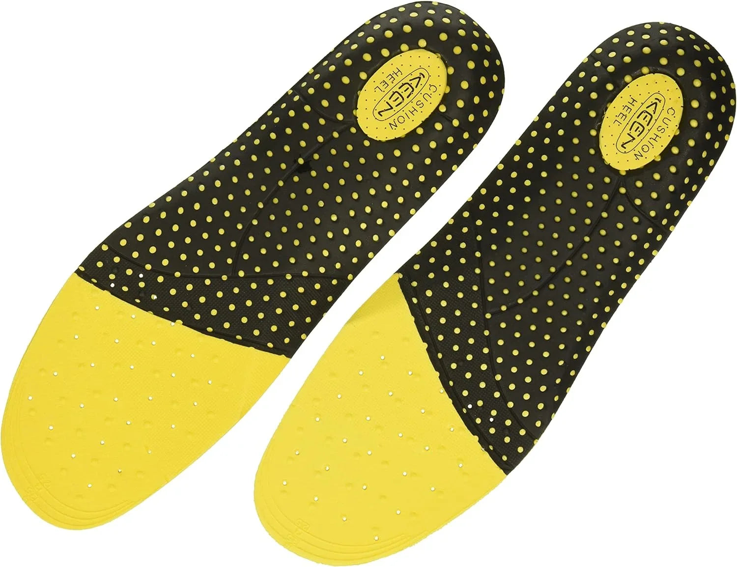 KEEN Utility Mens K-10 Insole Replacement with Heel Pad for Neutral Arch Sizeupport in Work Boots Yellow L