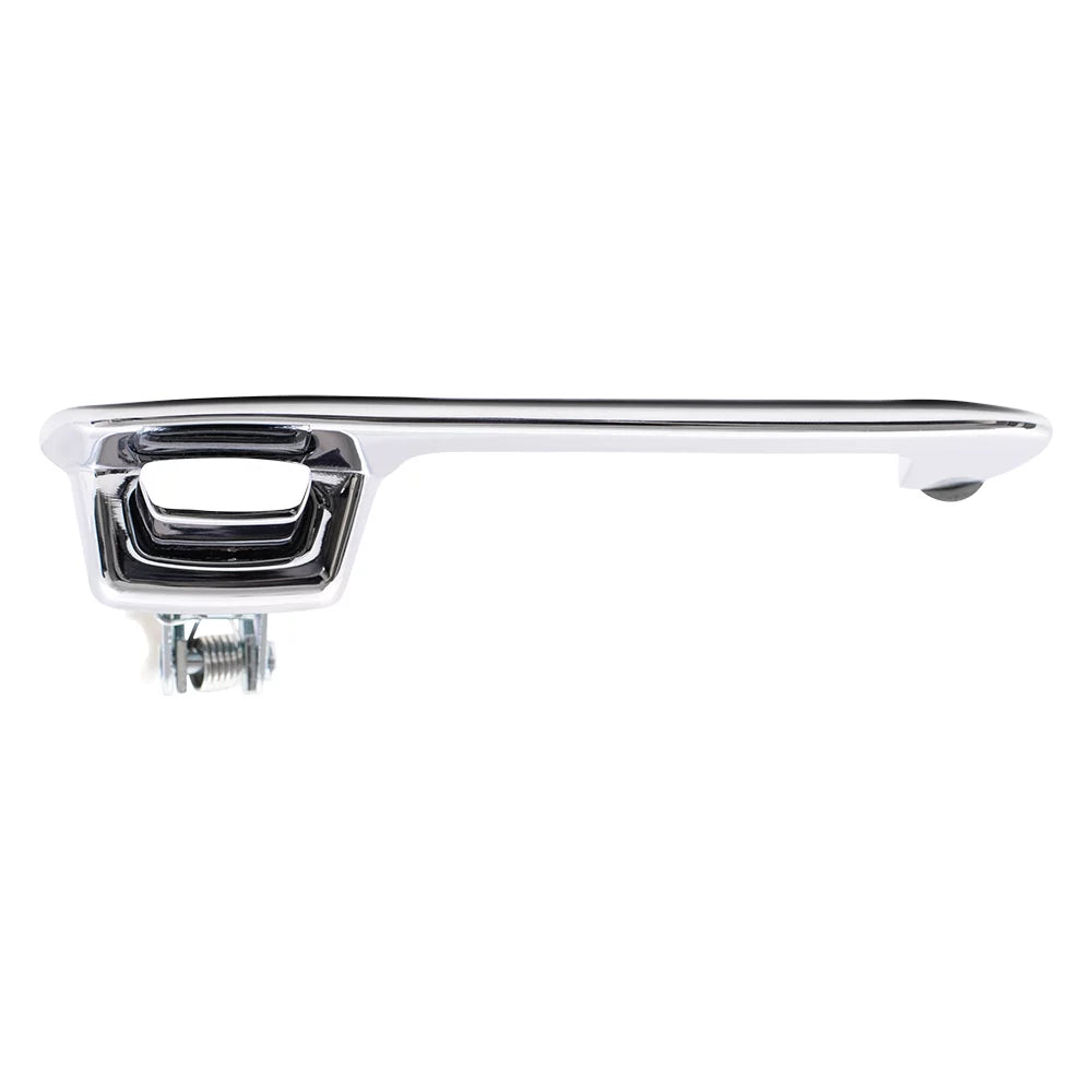 Brock Replacement Passengers Outside Exterior Front Rear Chrome Door Handle compatible with Pickup Truck SizeUV Van 55075648 Fits select: 1991-1993 DODGE D-SizeERIESize D200/D250