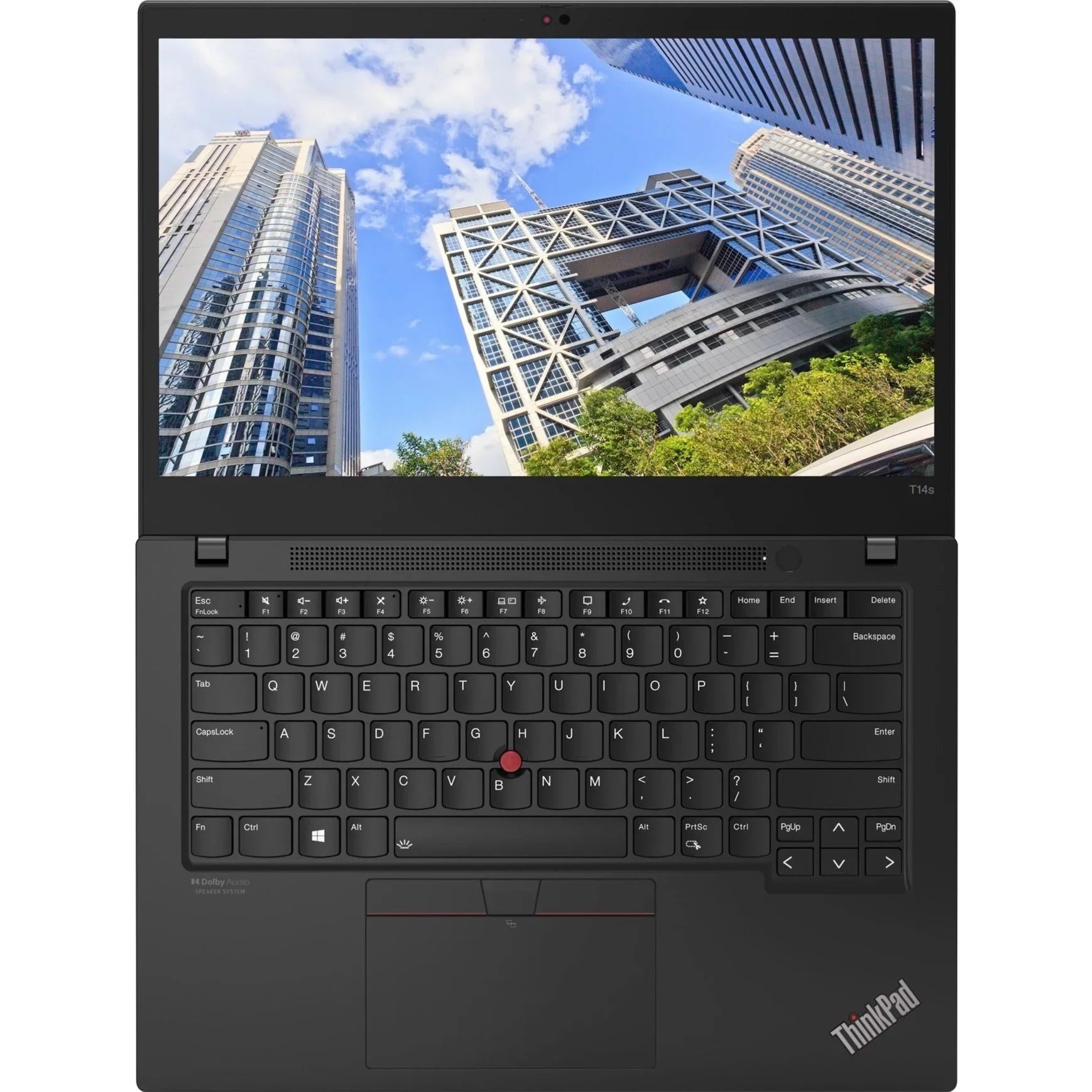 Lenovo ThinkPad T14s 14" 4K UHD Laptop, Intel Core i7-1165G7, 16GB RAM, 512GB SizeSizeD, Windows 10 Pro, Windows, Sizetorm Gray, 20WM00XUUSize