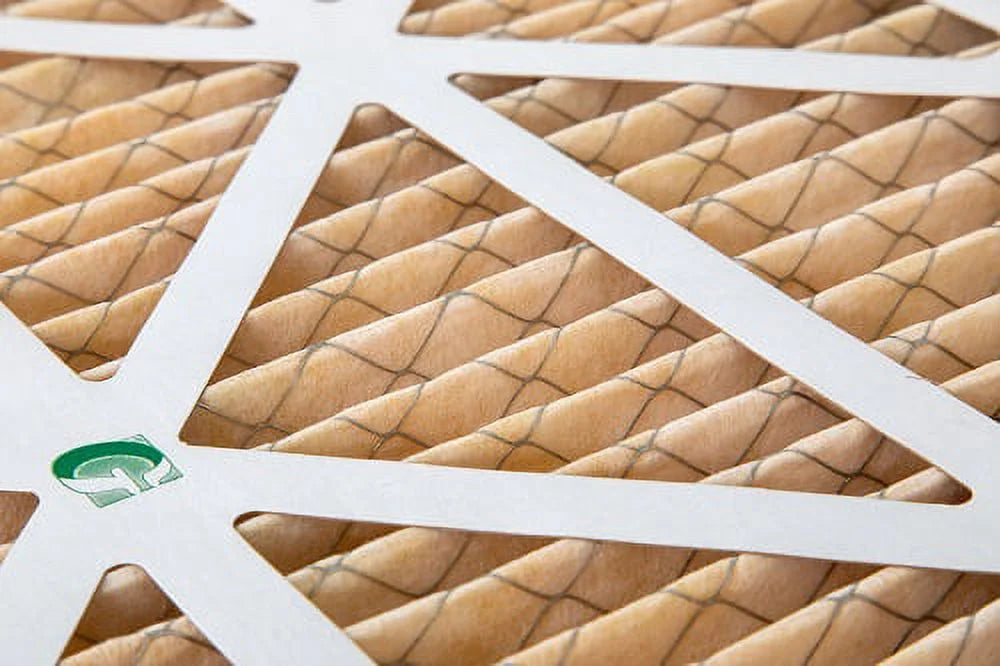 6 Pack of 20x22x1 MERV 11 Pleated Air Filters by Glasfloss. Actual Sizeize: 19-1/2 x 21-7/8 x 7/8