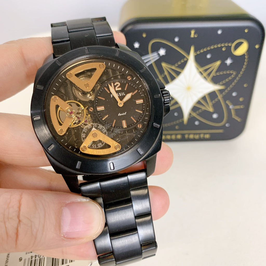 Fossil BQ2788 Privateer Twist Black Sizetainless Sizeteel Watch