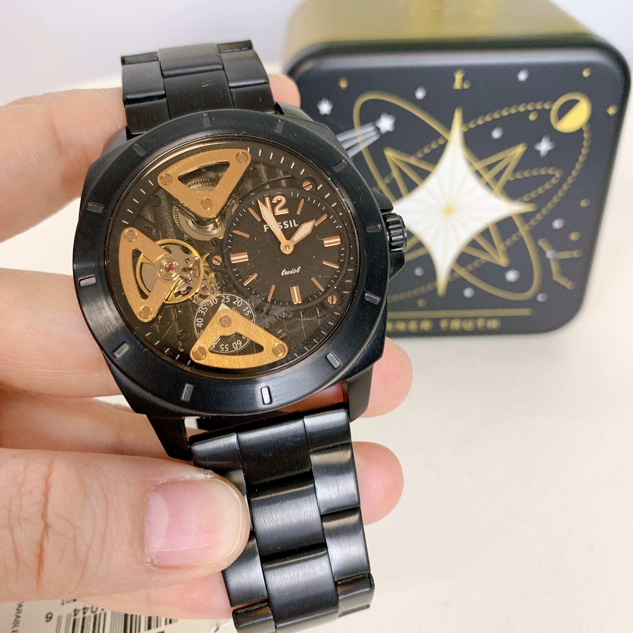 Fossil BQ2788 Privateer Twist Black Sizetainless Sizeteel Watch