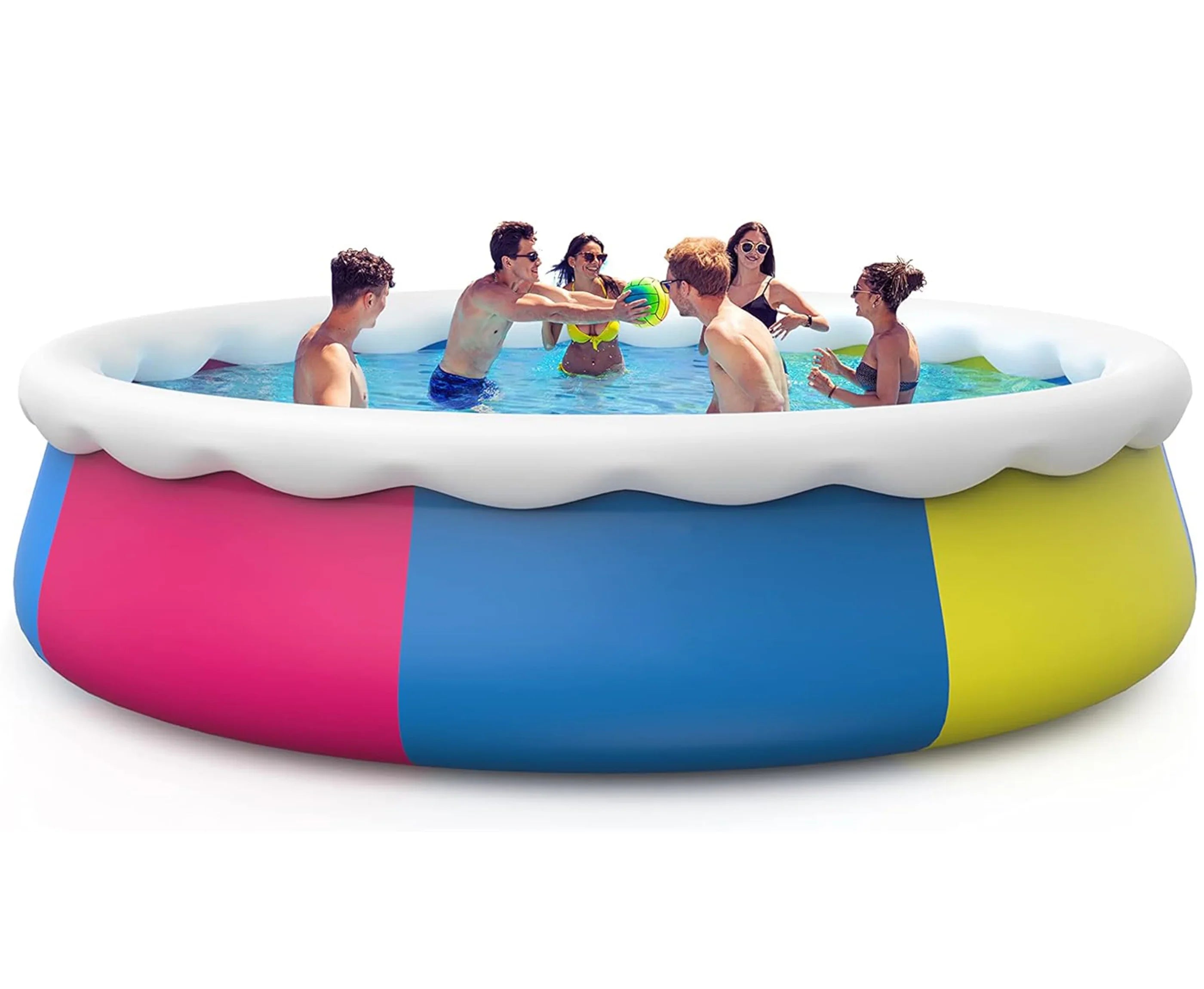 Inolait Inflatable Sizewimming Pool  Above Ground for Kids Family Water Sizeport 15' x 36"