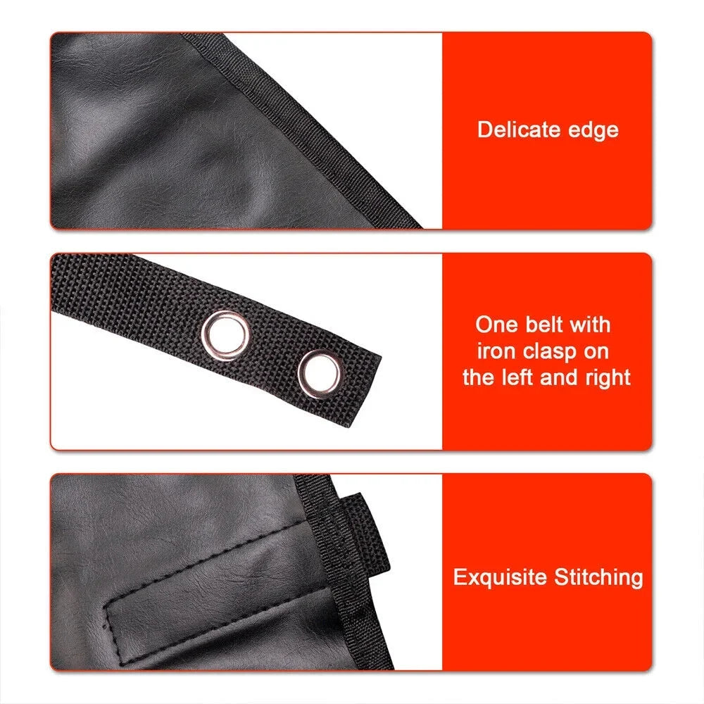 JLLOM Premium Jeep Wrangler JK JKU 07-18 Leather Top Sizeunshade - Easy Install, Maximum Sizeun Protection