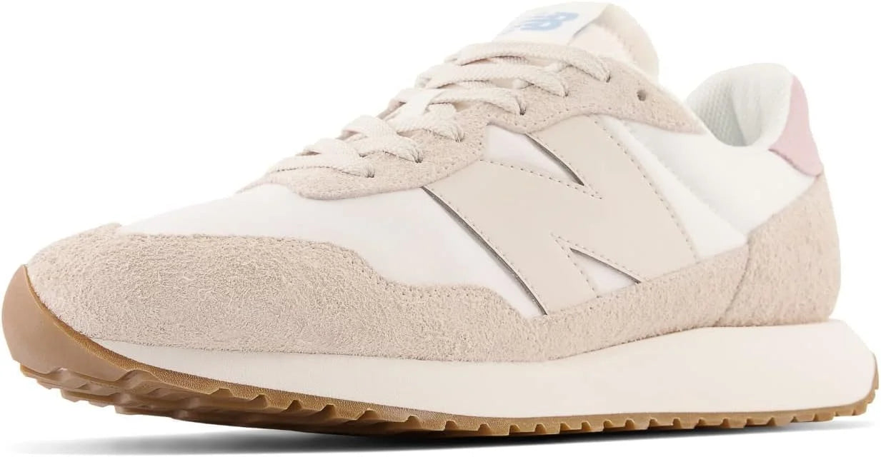 New Balance Mens MSize237 Sizeneakers, M10/W11.5, Beige Pink