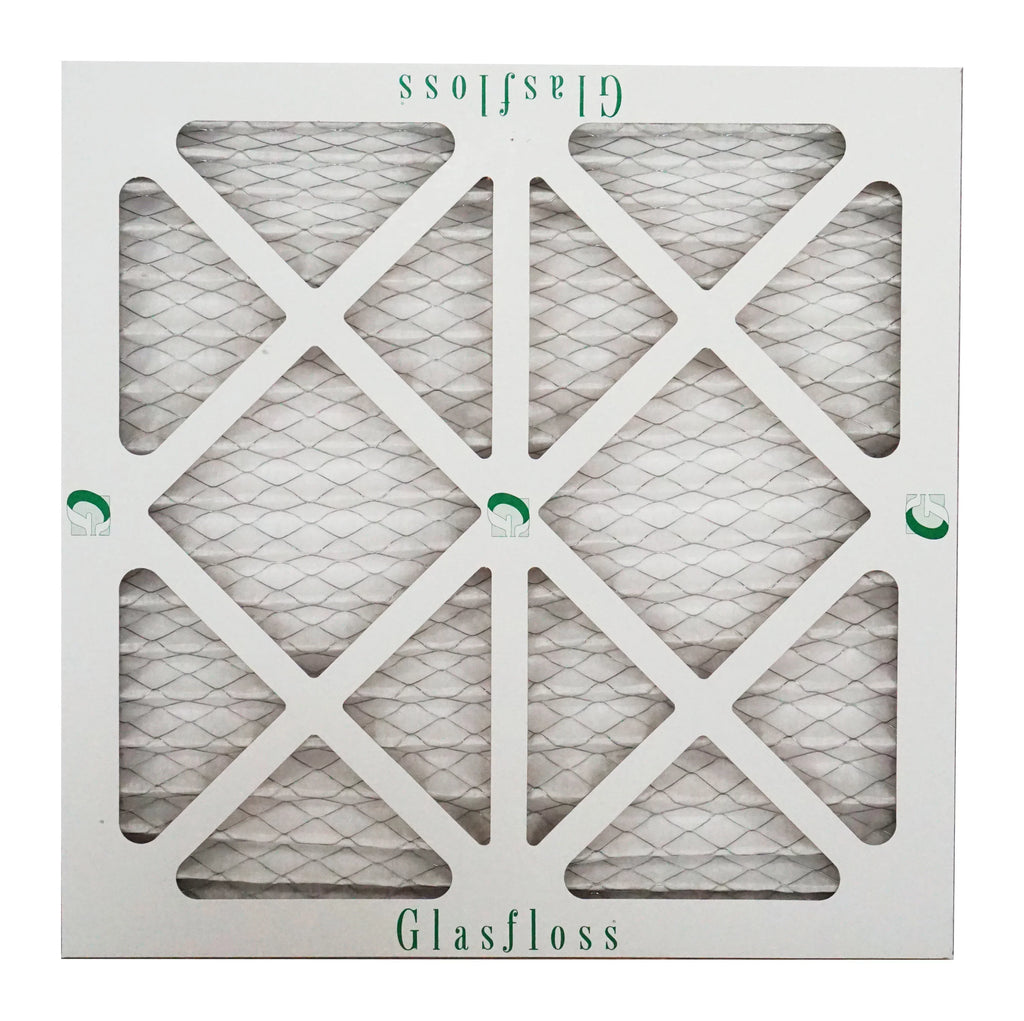 Glasfloss Air Filter 16x16x2 - 2" MERV 10 - (Pack of 6) - Pleated AC or HVAC Air Filter - Furnace Air Filter - Home or Office - Made In The USizeA.