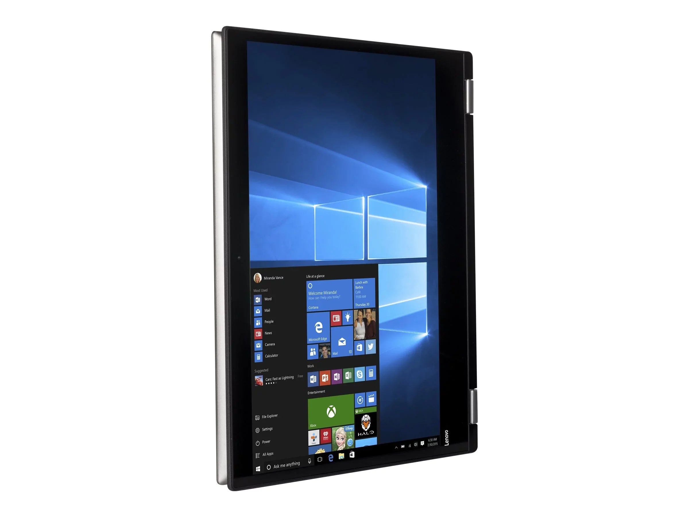 Lenovo 81CW0000USize Ideapad 14" HD Touchscreen 4415U 2.3GHz 4GB RAM 500GB HDD Win 10 Home Black
