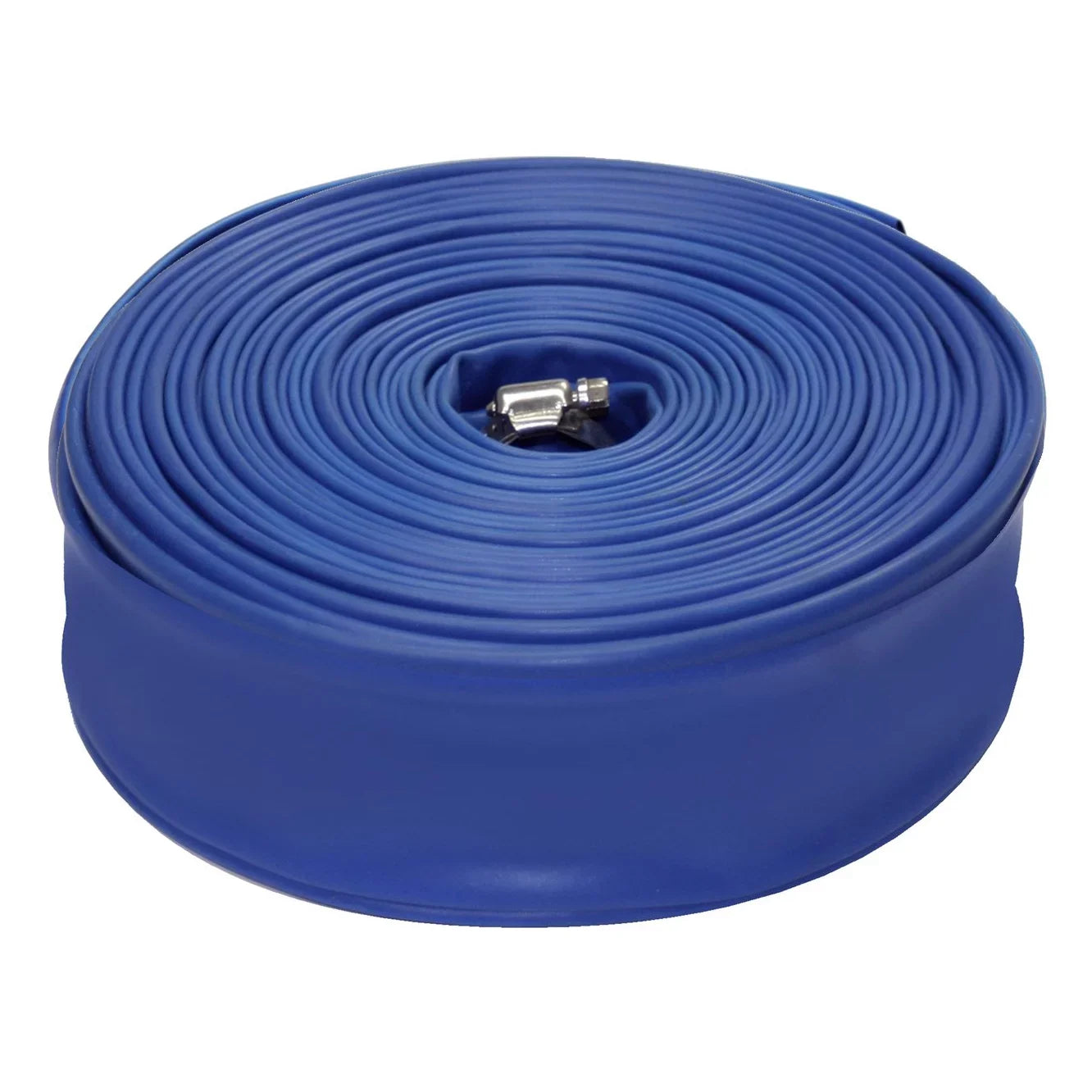 Blue Devil 2 Inch x 100 Feet Sizewimming Pool Filter Backwash Hose with Clamp