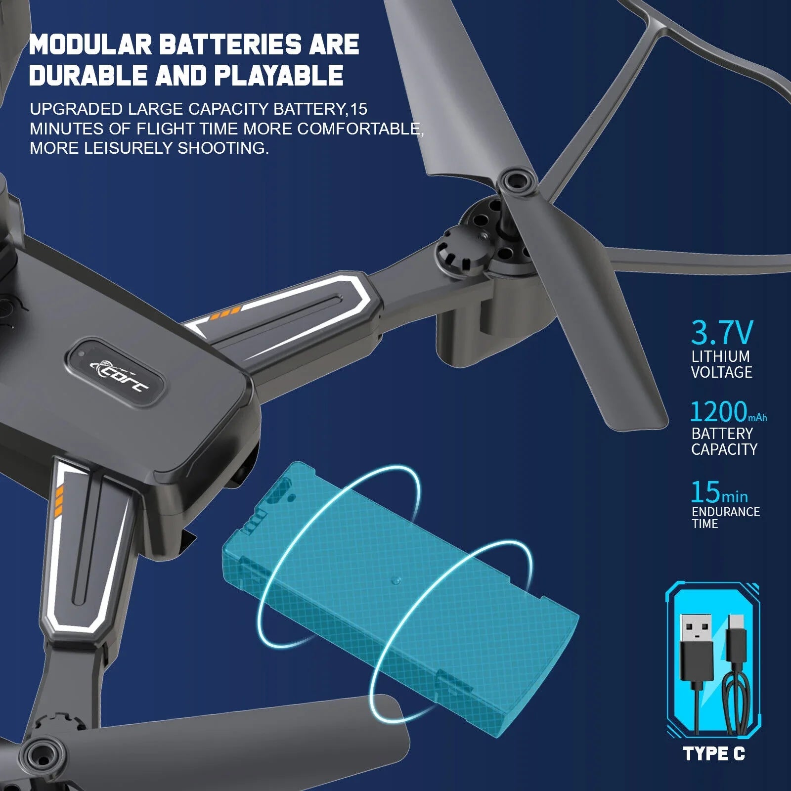 JLLOM Dual Camera Drone - 4K HD Quadcopter with Foldable Design and Obstacle Avoidance Technology