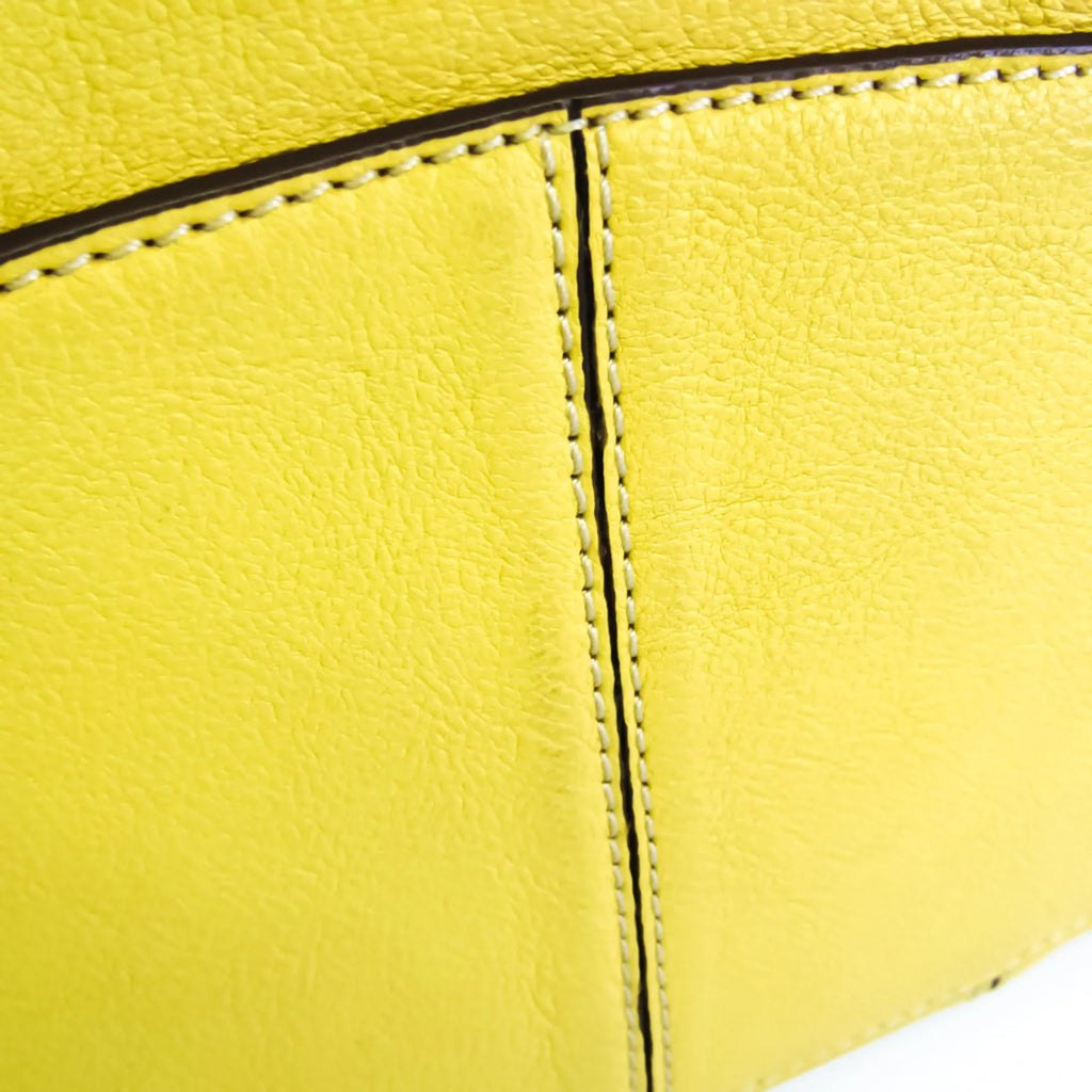 Pre-Owned Cole Haan Women's Leather Handbag Yellow (Good)