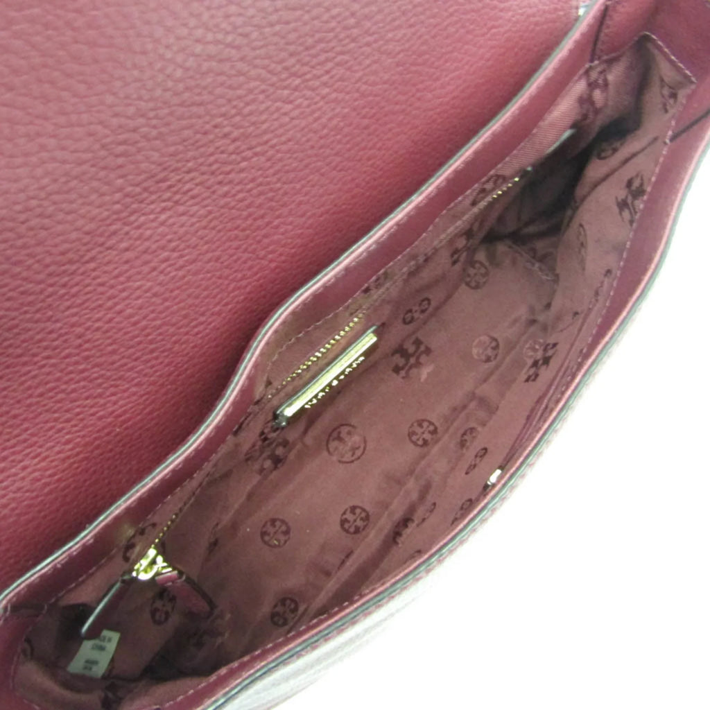 Pre-Owned Tory Burch Women's Leather Sizehoulder Bag Bordeaux (Good)