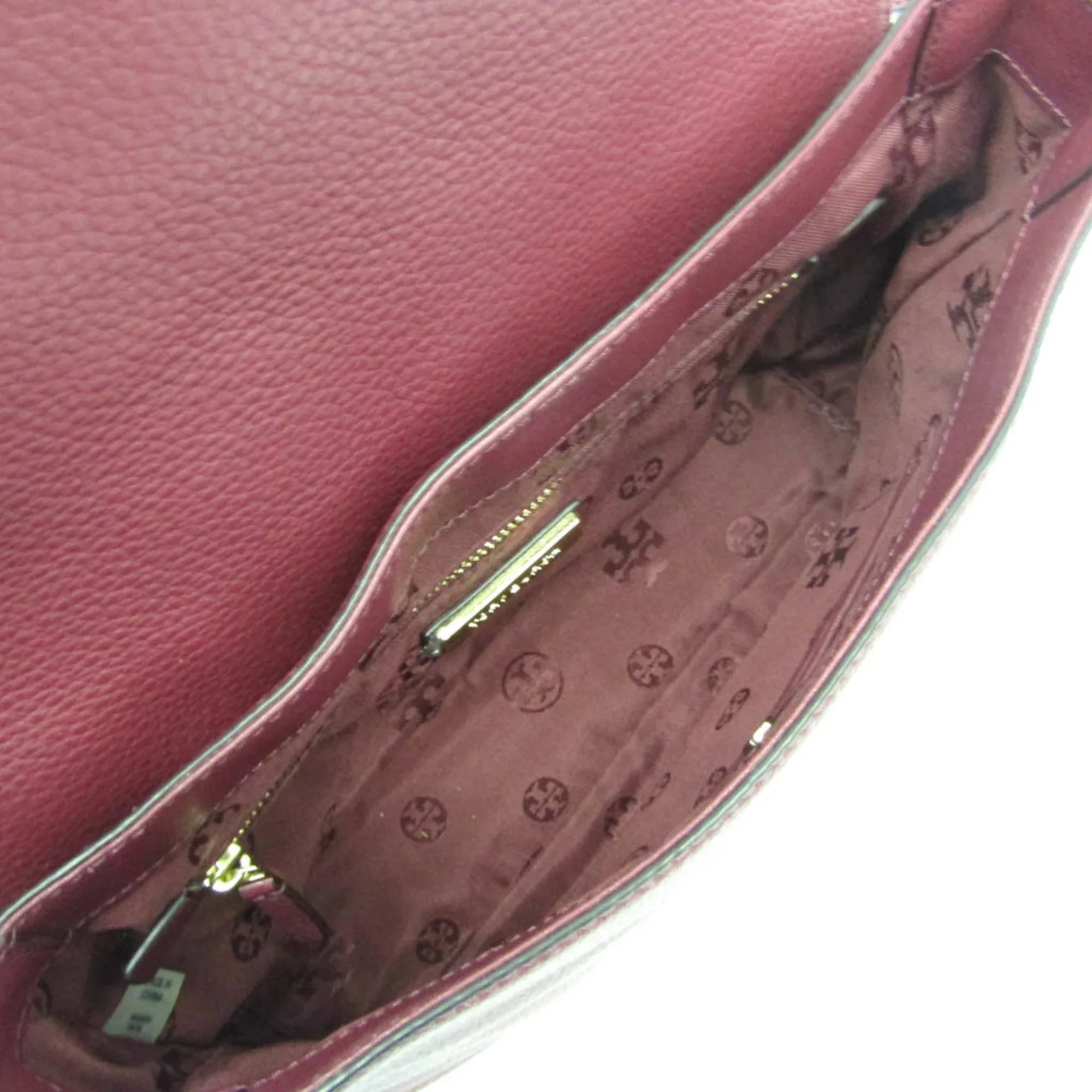 Pre-Owned Tory Burch Women's Leather Sizehoulder Bag Bordeaux (Good)