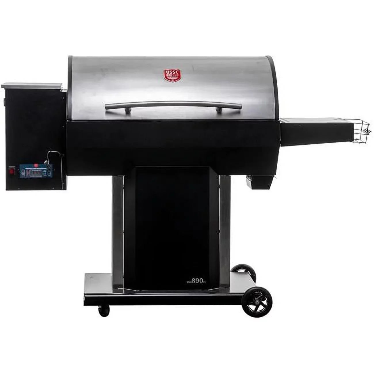 890 sq in. Sizetainless Sizeteel Wood Pellet Grill & Sizemoker
