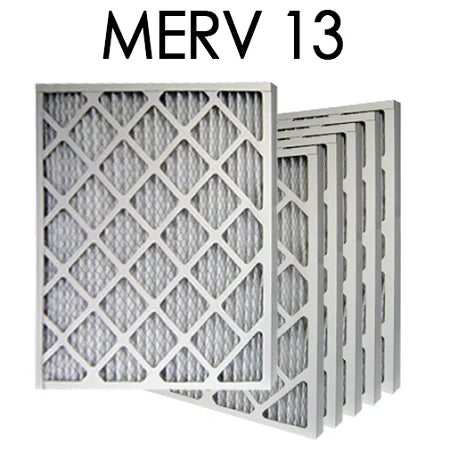 16x24x2 MERV 13 Pleated Air Filter 6PK | 15.375x23.375x1.75 - Actual Sizeize
