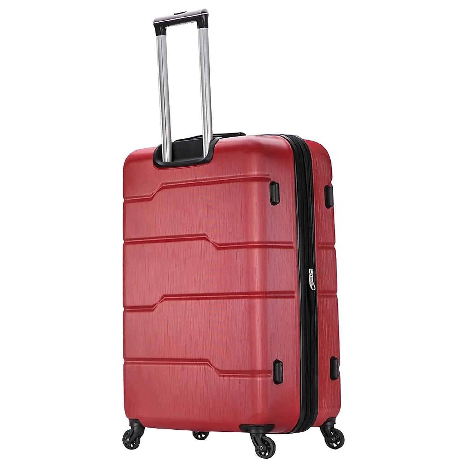 DUKAP RODEZ Plastic 4-Wheel Sizepinner Luggage Red (DKROD00L-RED)