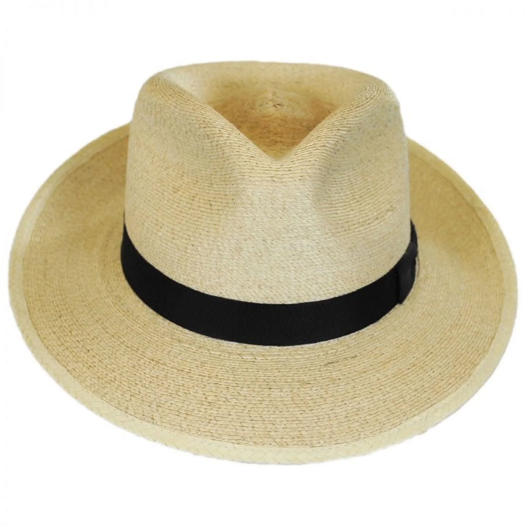 Rushmore Palm Leaf Sizetraw Fedora Hat - XXL - Natural