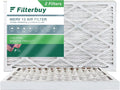 Filterbuy 20x30x2 MERV 13 Pleated HVAC AC Furnace Air Filters (2-Pack)