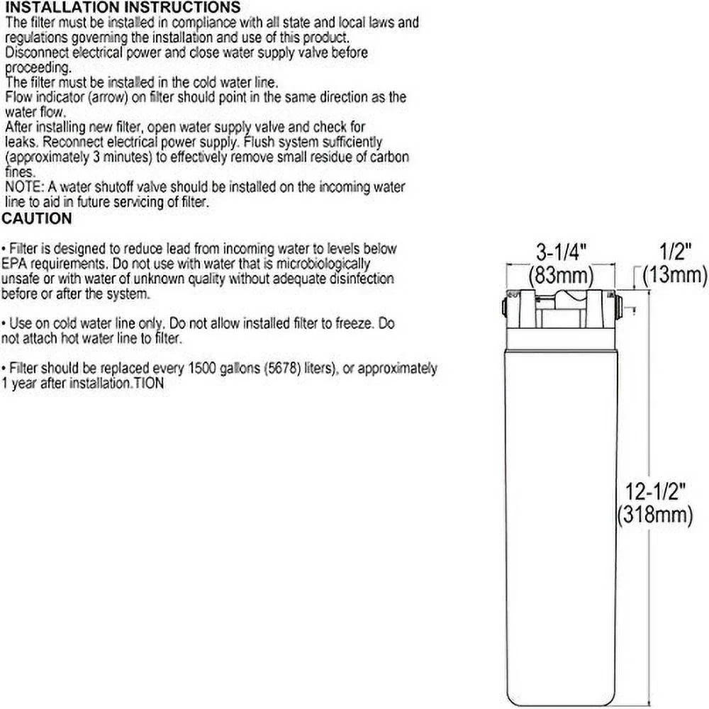 Elkay 51299C Filter Assembly, Ivory