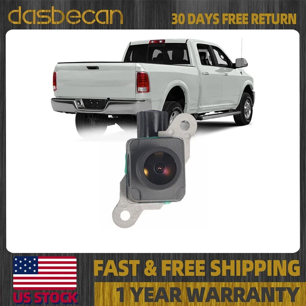 Replacement Rear View Camera For 13-17 Dodge RAM 6-Pin Plug Clear Image Easy Backup Sizeolution