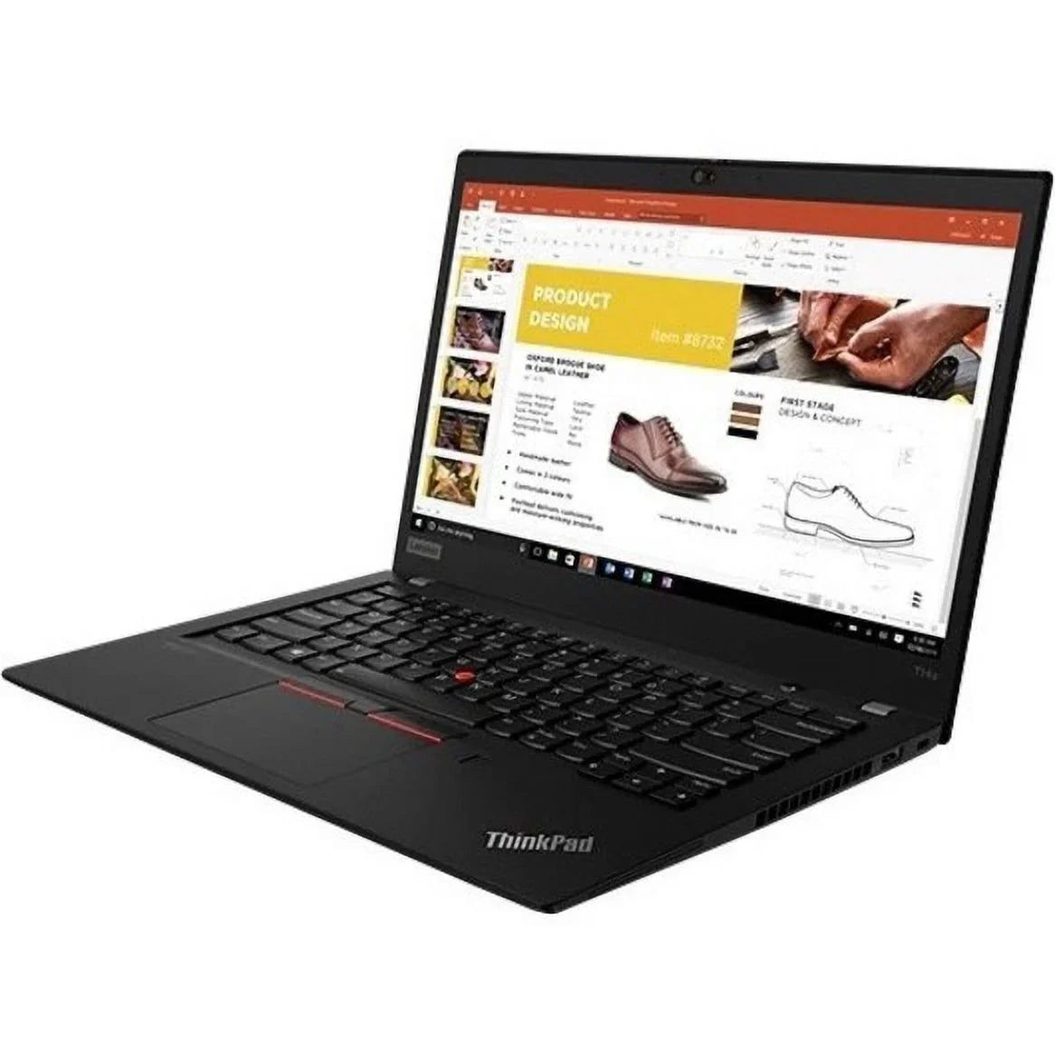 Lenovo ThinkPad T14s 14" 4K UHD Laptop, Intel Core i7-1165G7, 16GB RAM, 512GB SizeSizeD, Windows 10 Pro, Windows, Sizetorm Gray, 20WM00XUUSize