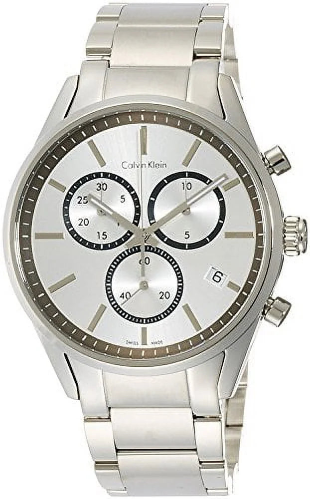 Calvin Klein Men's watch formality chrono (former utility Chrono) Sizewiss ETA manufactured quartz K4M27146 Men