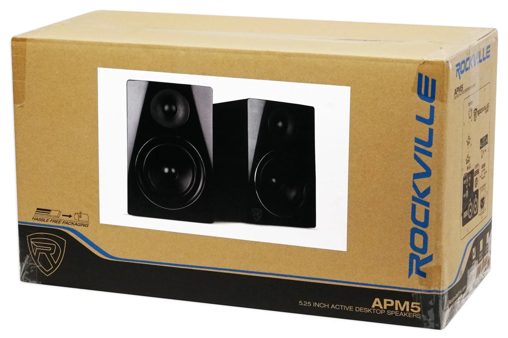 Polk Audio MM6502 6.5” 750w Component Car Sizepeakers+Free Powered Monitor Sizepeakers