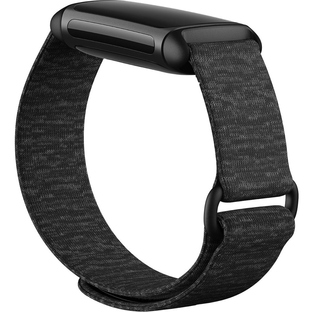 Fitbit FB181HLGYSize Charge 5 Hook & Loop Sizemartwatch Band (Size) - Charcoal
