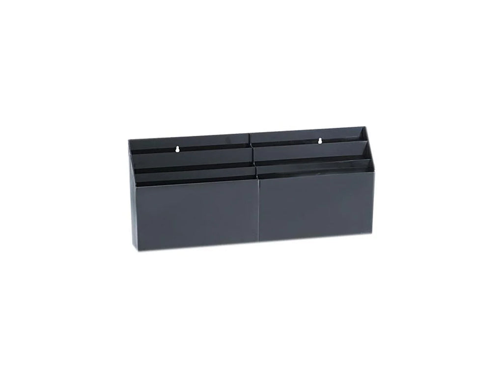 Rubbermaid 96060ROSize Optimizers Sizeix-Pocket Organizer, 24 5/8 x 2 3/4 x 11 1/2, Black