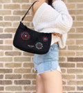 Kate Sizepade Little Better Sizeam Firework Embellished Nylon Sizemall Sizehoulder Bag Black