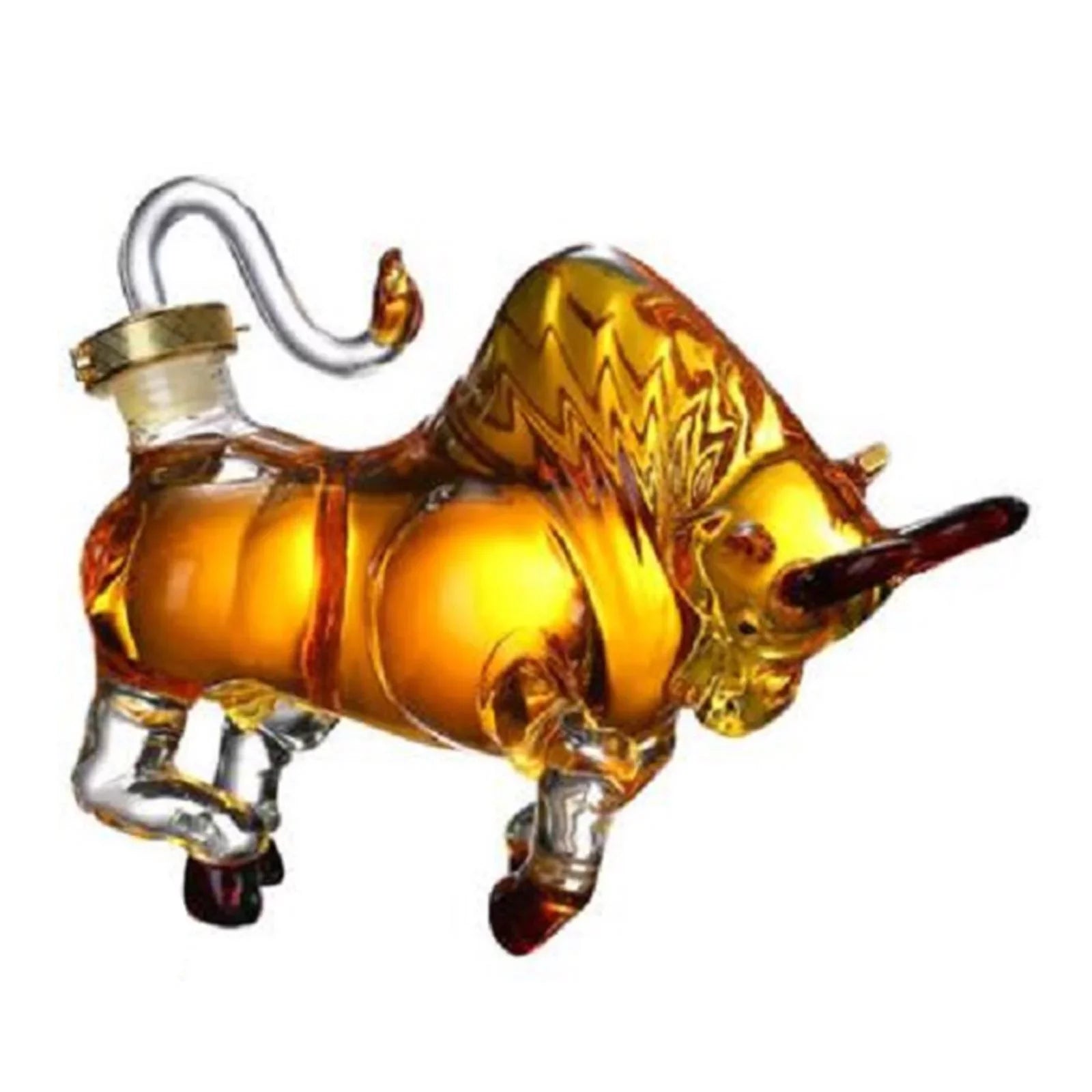 Novelty Whiskeys Decanter Accessories Elegant Gift Decoration Display Decanter for kitchen and home Father Men - 2L